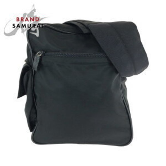 Prada triangular messenger black Tessuto Bag Shoulder nylon - Picture 1 of 9